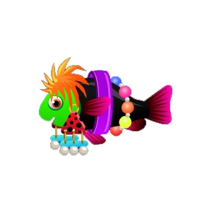 Punk Girl Fish